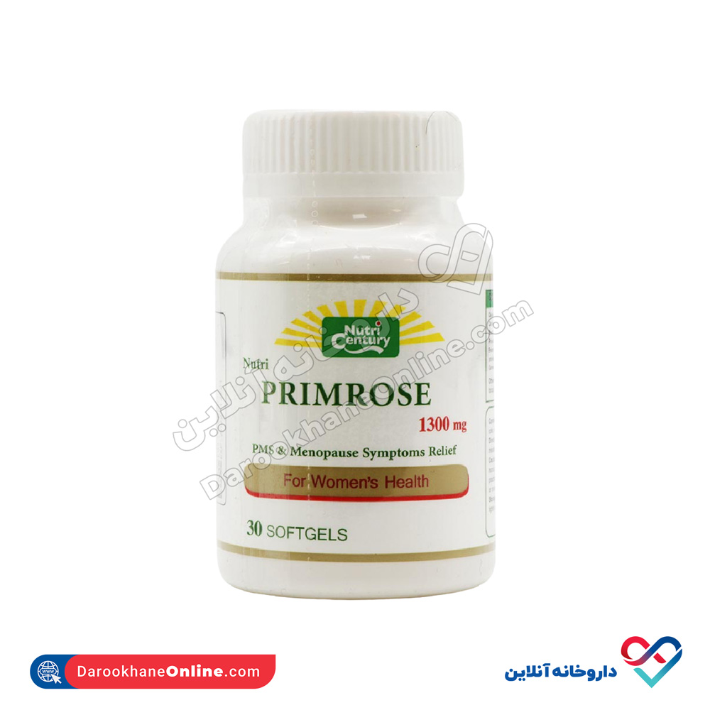 NutriCentury-Nutri-Primrose-1.jpg کپسول نوتری پریم رز نوتری سنتری 30 عددی - Image 1